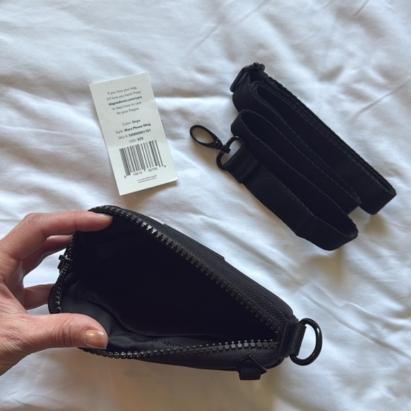 Dagne Dover | NWT Black Mara Neoprene Phone Sling - Picture 4 of 9